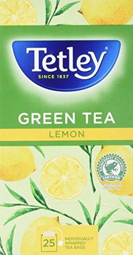 Best Value Tetley Green Tea with Lemon Tea Bags (Pack of 25)