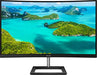 Philips E-line 325E1C - LED monitor - curved - 32" (31.5" viewable) - 2560 x 1440 QHD @ 75 Hz - VA - 250 cd/m - 3000:1 - 4 ms - HDMI, VGA, DisplayPort - textured black