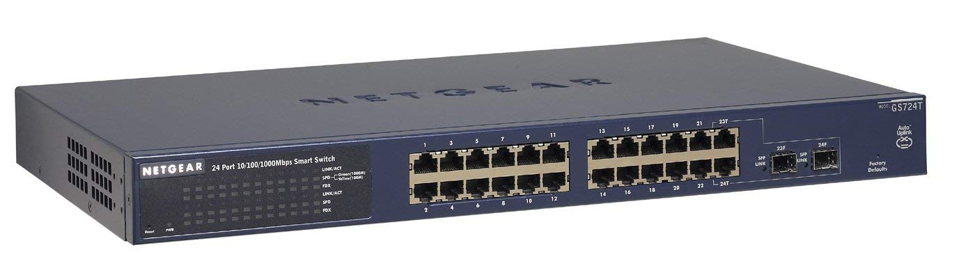 ProSafe 24-Port Gigabit Smart Switch (V3 is now EOL - Please see V4: GS724T-400EUS | TD Sku: 2900866)