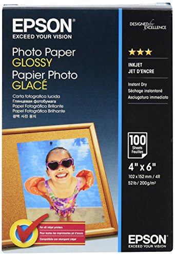 Best Value Epson C13S042548 10 x 15 cm Glossy Photo Paper (Pack of 100)