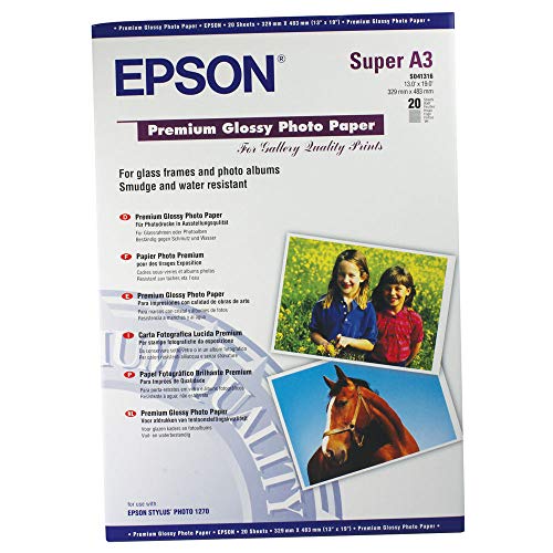 Epson Premium - Glossy photo paper - Super A3/B (330 x 483 mm) - 255 g/m2 - 20 sheet(s)