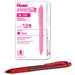 Best Value Pentel BL110-BX 1.0 mm Energel Retractable Gel Rollerball Pen - Red (Pack of 12)