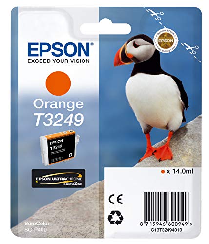 Epson T3249 - 14 ml - orange - original - ink cartridge - for SureColor P400, SC-P400