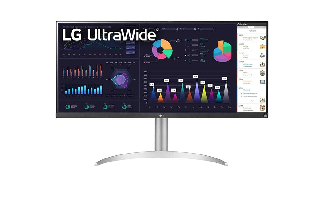 LG 34WQ650 34 Inch 2560 x 1080 Pixels UltraWide Full HD Resolution IPS Panel HDMI DisplayPort USB-C LED Monitor