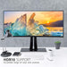 Viewsonic VP3481 - LED monitor - curved - 34" (34" viewable) - 3440 x 1440 UWQHD - MVA - 400 cd/m? - 3000:1 - HDR10 - 5 ms - 2xHDMI, DisplayPort, USB-C - speakers