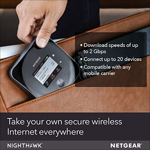 NETGEAR Nighthawk M2 Mobile Router - Mobile hotspot - 4G LTE Advanced - 1 Gbps - GigE, 802.11ac