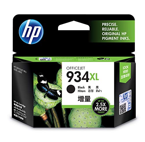 Best Value HP C2P23AE 934XL High Yield Original Ink Cartridge, Black, Pack of 1