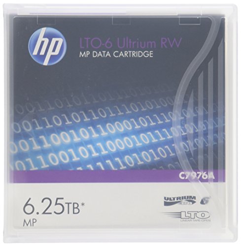 Best Value HP C7976A LTO6 6.25TB MP RW Data Cartridge