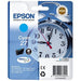 Best Value Epson C13T27024012 Alarm Clock No.27 Series Standard Ink Cartridge, Cyan, Genuine, Amazon Dash Replenishment Ready