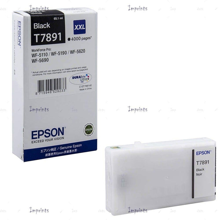 Best Value Epson XXL WF-5XXX Series Ink Cartridge, Black, Genuine, Amazon Dash Replenishment Ready