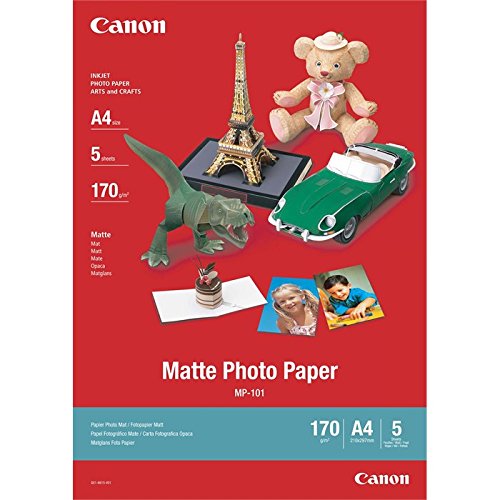 Canon MP-101 - Matte - A4 (210 x 297 mm) - 170 g/m - 5 sheet(s) photo paper - for PIXMA PRO-1, PRO-10, PRO-100