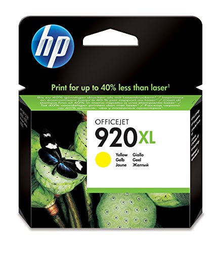 HP 920XL - CD974AE - 1 x Yellow - Print cartridge - High Yield - Blister - For Officejet 7500A, 7000, 6500, 6500A, 6000