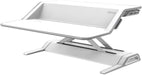 Best Value Fellowes Lotus Sit Stand Desk Converter, Height Adjustable Ergonomic Workstation, Metal, White, 13.97 x 83.19 x 61.6 cm