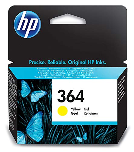 HP 364 - CB320EE - 1 x Yellow - Ink cartridge - For Deskjet 35XX, Photosmart 55XX, 55XX B111, 65XX, 65XX B211, 7510 C311, 7520, eStation C510