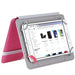 Tech air Universal Eazy Stand - Flip cover for tablet - textured polyester - pink - 8"