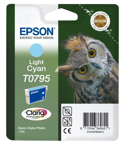 Epson T0795 - Print cartridge - 1 x light cyan - 540 pages