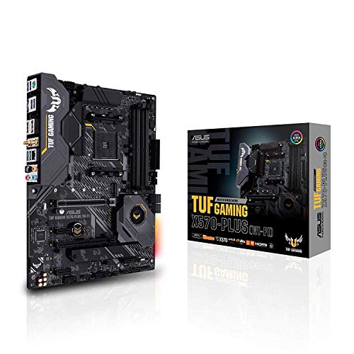 ASUS TUF GAMING X570-PLUS (WI-FI) - Motherboard - ATX - Socket AM4 - AMD X570 - USB-C Gen2, USB 3.2 Gen 1, USB 3.2 Gen 2 - Bluetooth, Gigabit LAN, Wi-Fi - onboard graphics (CPU required) - HD Audio (8-channel)