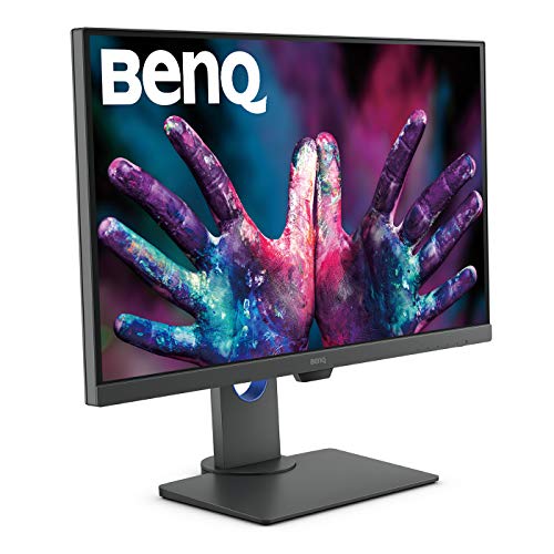 BenQ DesignVue PD2700U - PD Series - LED monitor - 27" - 3840 x 2160 4K UHD (2160p) - IPS - 350 cd/m - 1300:1 - HDR10 - 5 ms - HDMI, DisplayPort, Mini DisplayPort - speakers - black