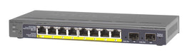 8-Port Gigabit Ethernet PoE Smart Switch w/2 Gigabit Fiber SFP