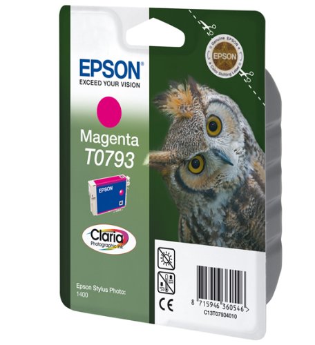 Best Value Epson Inkjet Cartridge 51g Magenta [for Stylus Photo 1400] Ref T079340, Genuine, Amazon Dash Replenishment Ready