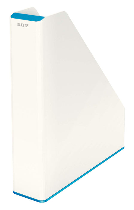 Best Value Leitz 53621036 Magazine File, A4, WOW Range, Dual Colour (White/Metallic Blue)