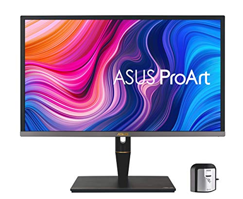 ASUS ProArt PA27UCX-K - LED monitor - 27" - 3840 x 2160 4K @ 60 Hz - IPS - 1000 cd/m - 1000:1 - DisplayHDR 1000 - HDR10 - 5 ms - 2xHDMI, DisplayPort, USB-C - speakers - black - with X-Rite i1 Display Pro