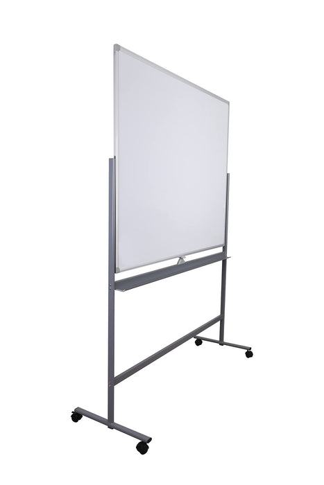 Twinco Mobile Double Sided Magnetic Floor Standing Whiteboard 150x120cm White TW5467