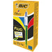 Best Value Bic 4 Colour Fluo Black/Blue/Red/Yellow Highlighter Pack 12