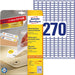 Best Value Avery Zweckform L4730REV-25 Universal Labels 17.8 x 10 mm 25 Sheets / 6750 Labels/White