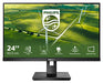 Philips B Line 242B1G - LED monitor - 24" (23.8" viewable) - 1920 x 1080 Full HD (1080p) @ 75 Hz - IPS - 250 cd/m? - 1000:1 - 4 ms - HDMI, DVI-D, VGA, DisplayPort - speakers - black texture