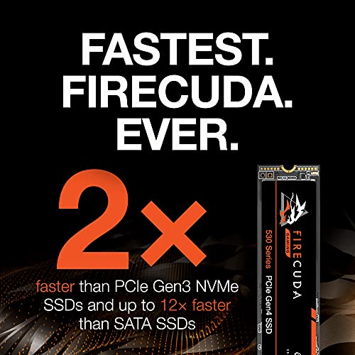 Seagate FireCuda 530 ZP500GM3A013 - Solid state drive - 500 GB - internal - M.2 2280 - PCI Express 4.0 x4 (NVMe) - with 3 years Seagate Rescue Data Recovery