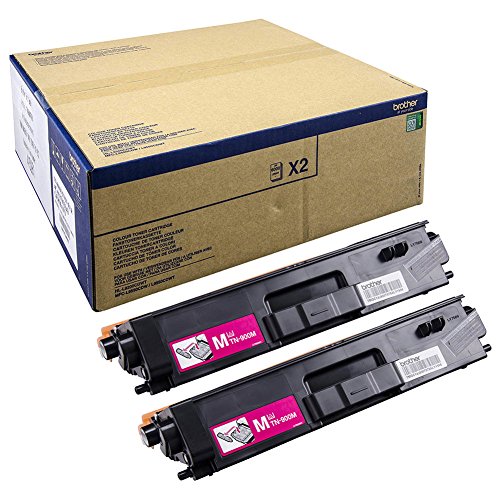 Brother TN900M - 2-pack - magenta - original - toner cartridge - for Brother HL-L9200CDWT, HL-L9300CDWT, HL-L9300CDWTT, MFC-L9550CDW, MFC-L9550CDWT