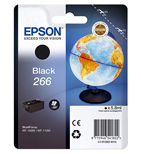 Epson 266 - 6 ml - black - original - ink cartridge - for WorkForce WF-100W