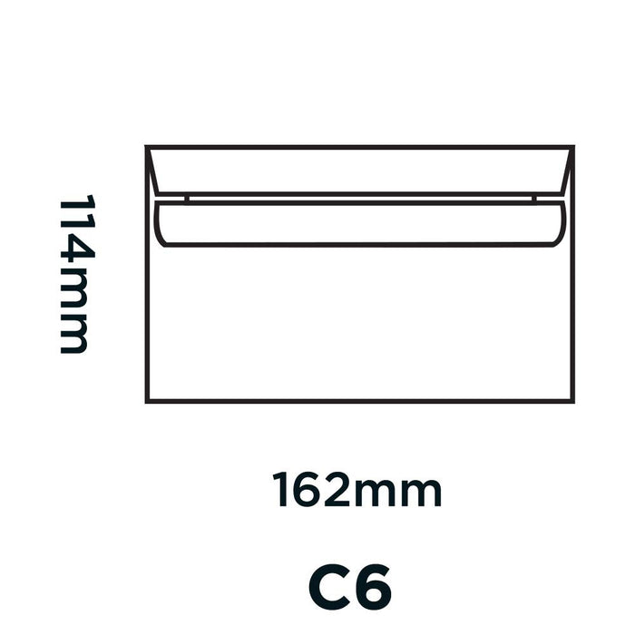 Best Value Blake Purely Everyday C6 114 x 162 mm 90 gsm Self Seal Wallet (2602/50 PR) White - Pack of 50