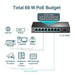 TP-Link TL-SF1008P - V5 - switch - unmanaged - 8 x 10/100 (4 PoE) - desktop - PoE (57 W)