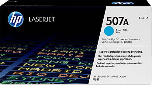 HP 507A - CE401A - 1 x Cyan - Toner cartridge - For LaserJet Enterprise 500, 500 M551, flow MFP M575, LaserJet Pro 500