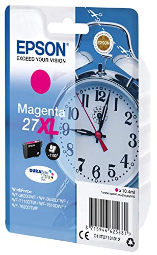 Epson 27XL - 10.4 ml - XL - magenta - original - ink cartridge - for WorkForce WF-3620, WF-3640, WF-7110, WF-7210, WF-7610, WF-7620, WF-7710, WF-7715, WF-7720