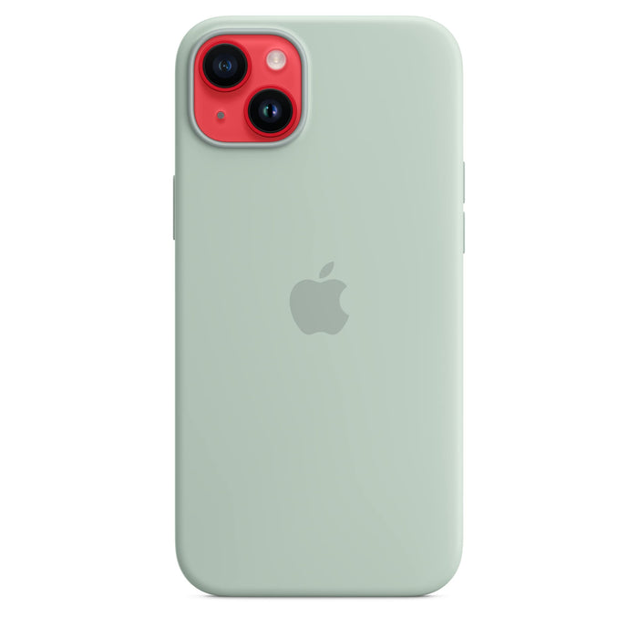 Apple - Back cover for mobile phone - MagSafe compatibility - silicone - succulent - for iPhone 14 Plus