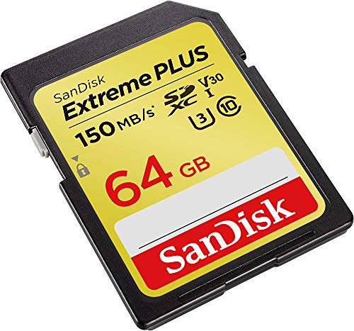 SanDisk Extreme PLUS - Flash memory card - 64 GB - Video Class V30 / UHS Class 3 / Class10 - SDXC UHS-I