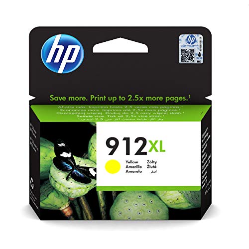 HP 912XL - 9.9 ml - High Yield - yellow - original - ink cartridge - for Officejet 80XX, Officejet Pro 80XX