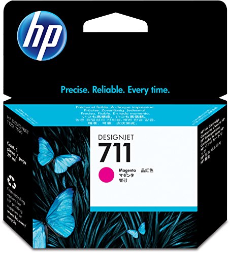 Best Value HP CZ131A 711 29ml Ink Cartridge for Designjet T120/T520 Large Format Inkjet Printers - Magenta