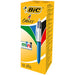 Best Value BIC 4 Colours Mini Ballpoint Pens 12 Box