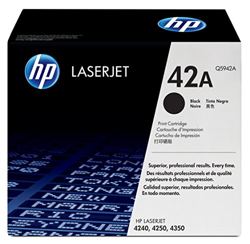 Best Value HP Q5942A 42A Original LaserJet Toner Cartridge, Black, Pack of 1