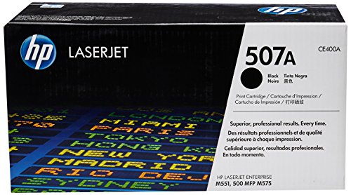 HP 507A - CE400A - 1 x Black - Toner cartridge - For LaserJet Enterprise 500, 500 M551, flow MFP M575, LaserJet Pro 500