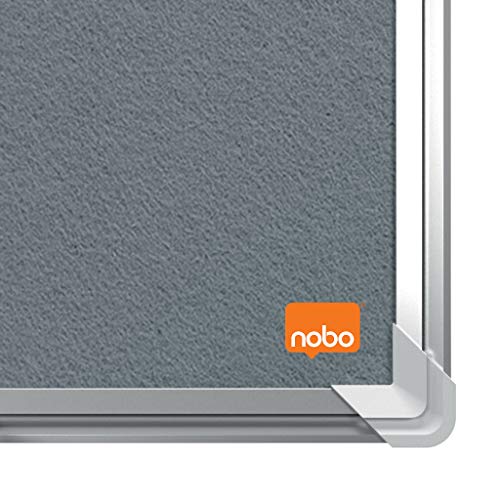 Premium Plus Nobo Noticeboard Felt Grey 90X60