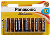 Best Value Panasonic 2379 LR06 AA Mignon Alkaline Power Battery(Set of 10)