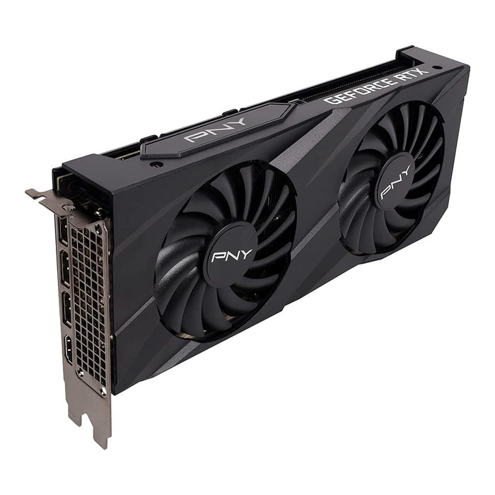 PNY GeForce RTX 3060 Verto Dual Fan - Graphics card - GF RTX 3060 - 12 GB GDDR6 - PCIe 4.0 x16 - HDMI, 3 x DisplayPort