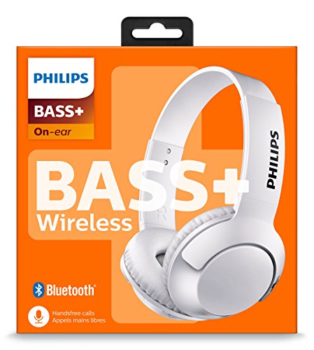 Bass Plus Bluetooth Headphones White