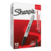 Best Value Sharpie Permanent Markers, Fine Tip, Black, Box of 12