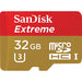 Best Value SanDisk Extreme 32 GB microSDHC Memory Card + SD Adapter with A1 App Performance + Rescue Pro Deluxe, Up to 100 MB/s, Class 10, UHS-I, U3, V30